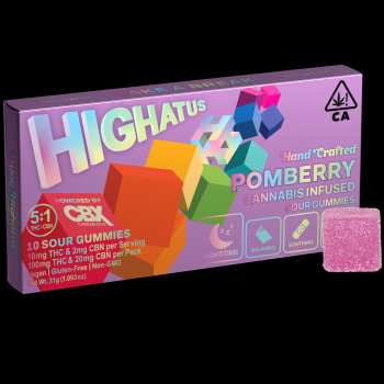 Highatus - PomBerry Sour Gummy 10pk CBN