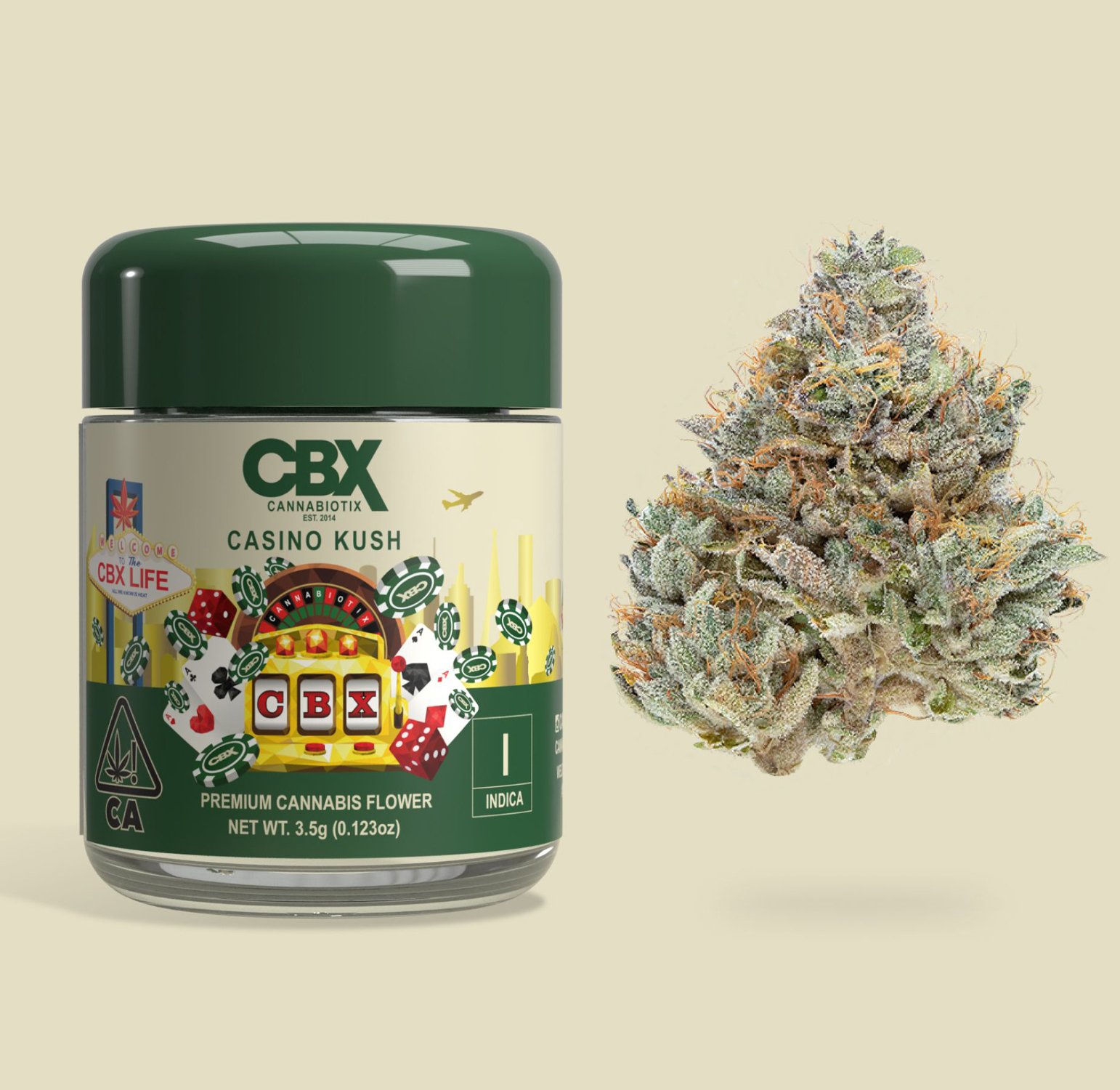 Cannabiotix - Casino Kush Premium Flower 3.5G 2 Cannabiotix - Casino Kush Premium Flower 3.5G - Image 2
