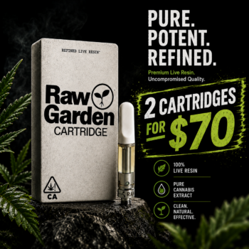 Raw Garden Cartridges - 2 for $70