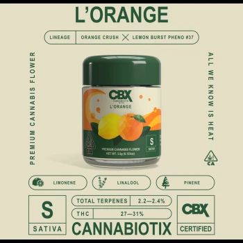 Cannabiotix - L'Orange Premium Flower 3.5G 7 Cannabiotix - L'Orange Premium Flower 3.5G 3