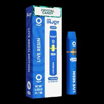 Cure Injoy 1g - Live Resin - Crystal Candy - AIO (INDICA)