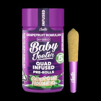 Baby Jeeter – Grapefruit Romulan Rosin Enhanced Diamond Pre-Roll