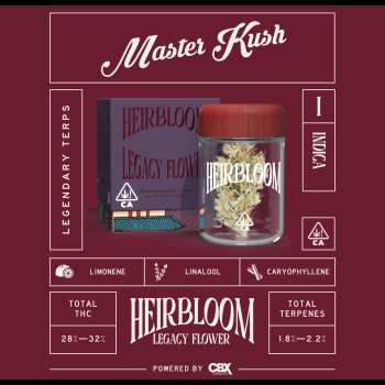 Heirbloom Legacy Flower - Master Kush 3.5G 7 Heirbloom Legacy Flower - Master Kush 3.5G 3