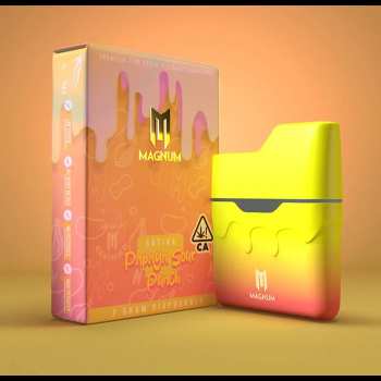 Magnum – Papaya Sour Punch – Live Resin + Liquid Diamonds 2G Disposable