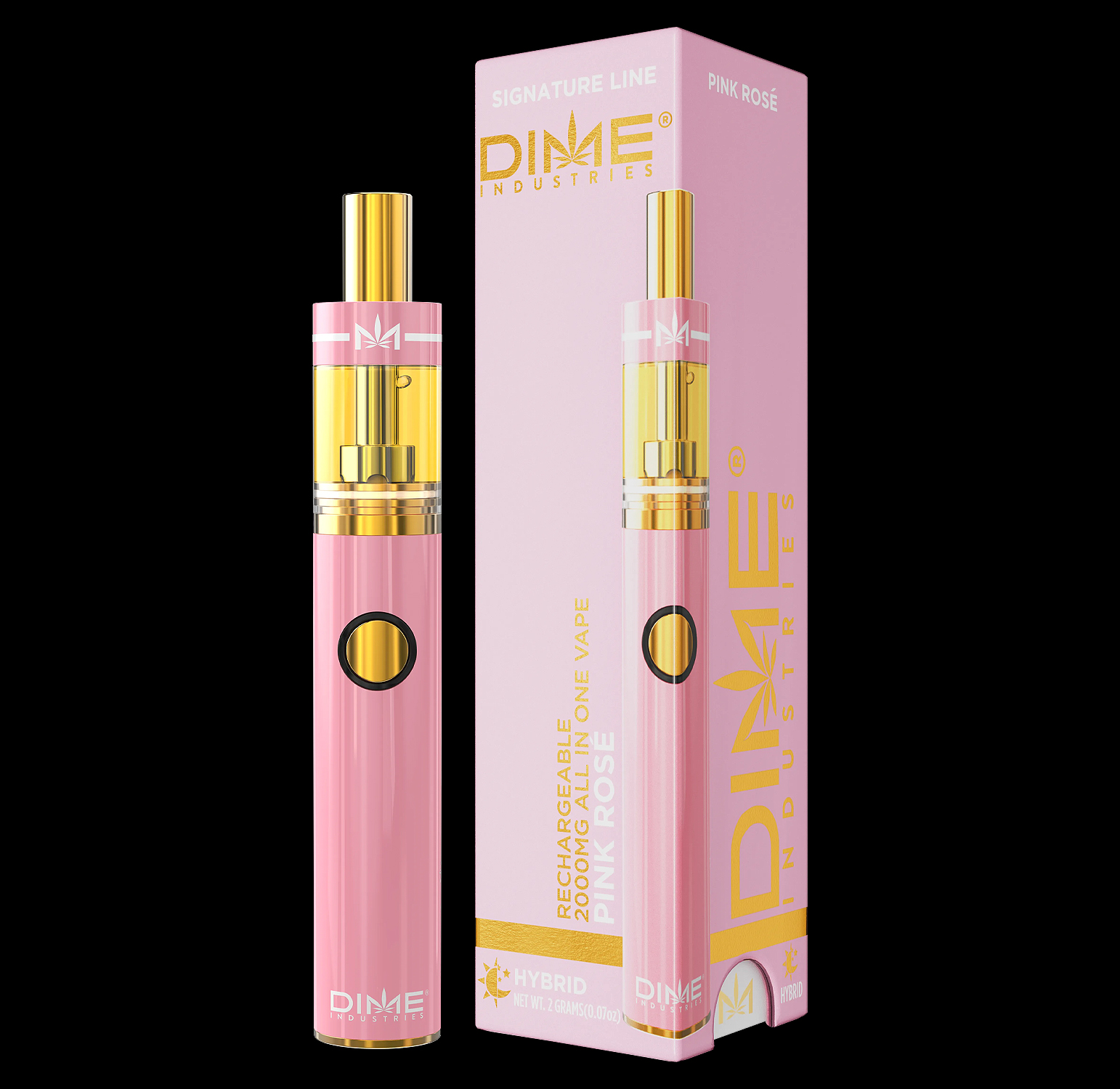 Dime Industries – Pink Rose (2000mg) All in One Device 1 Dime Industries – Pink Rose (2000mg) All in One Device