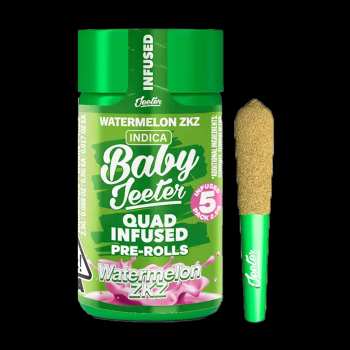 Baby Jeeter – Watermelon ZKZ Rosin Enhanced Diamond Pre-Roll