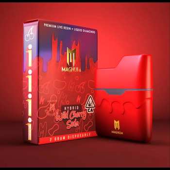 Magnum – Wild Cherry Soda – Live Resin + Liquid Diamonds 2G Disposable