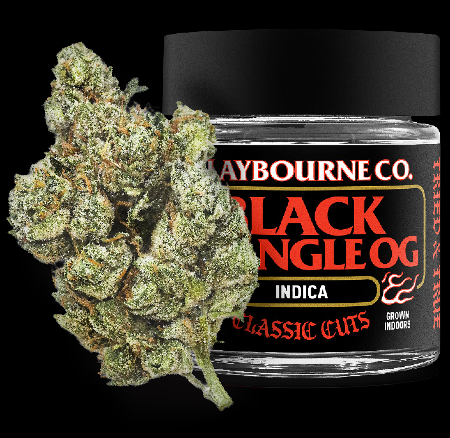 Claybourne Co. - Black Triangle OG | Classic Cuts (3.5G) 1 Claybourne Co. - Black Triangle OG | Classic Cuts (3.5G)