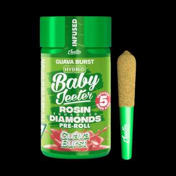 Baby Jeeter – Guava Burst Rosin Enhanced Diamond Pre-Roll