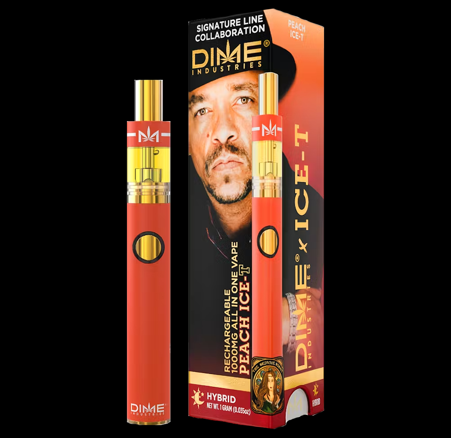 Dime Industries – Peach Ice T (1000mg) All in One Device | | Ice-T Collaboration 1 Dime Industries – Peach Ice T (1000mg) All in One Device | | Ice-T Collaboration