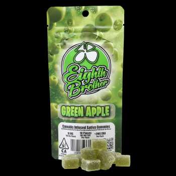 Eighth Brother - Green Apple Gummies 10 pack - (100mg)