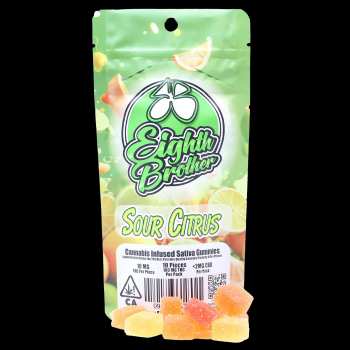 Eighth Brother - Sour Citrus Gummies 10 pack - (100mg)