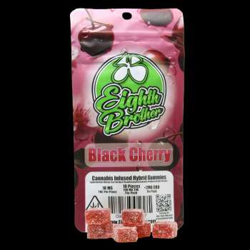 Eighth Brother - Black Cherry Gummies 10 pack (100mg)