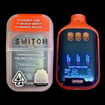 BOUTIQ Switch Triple Tank 2G - Cherry Lime x Crunch Berry x Orange Mochi