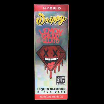 Drippy Liquid Diamonds Blend 2G Vape - (Lemon Cherry Gelato)