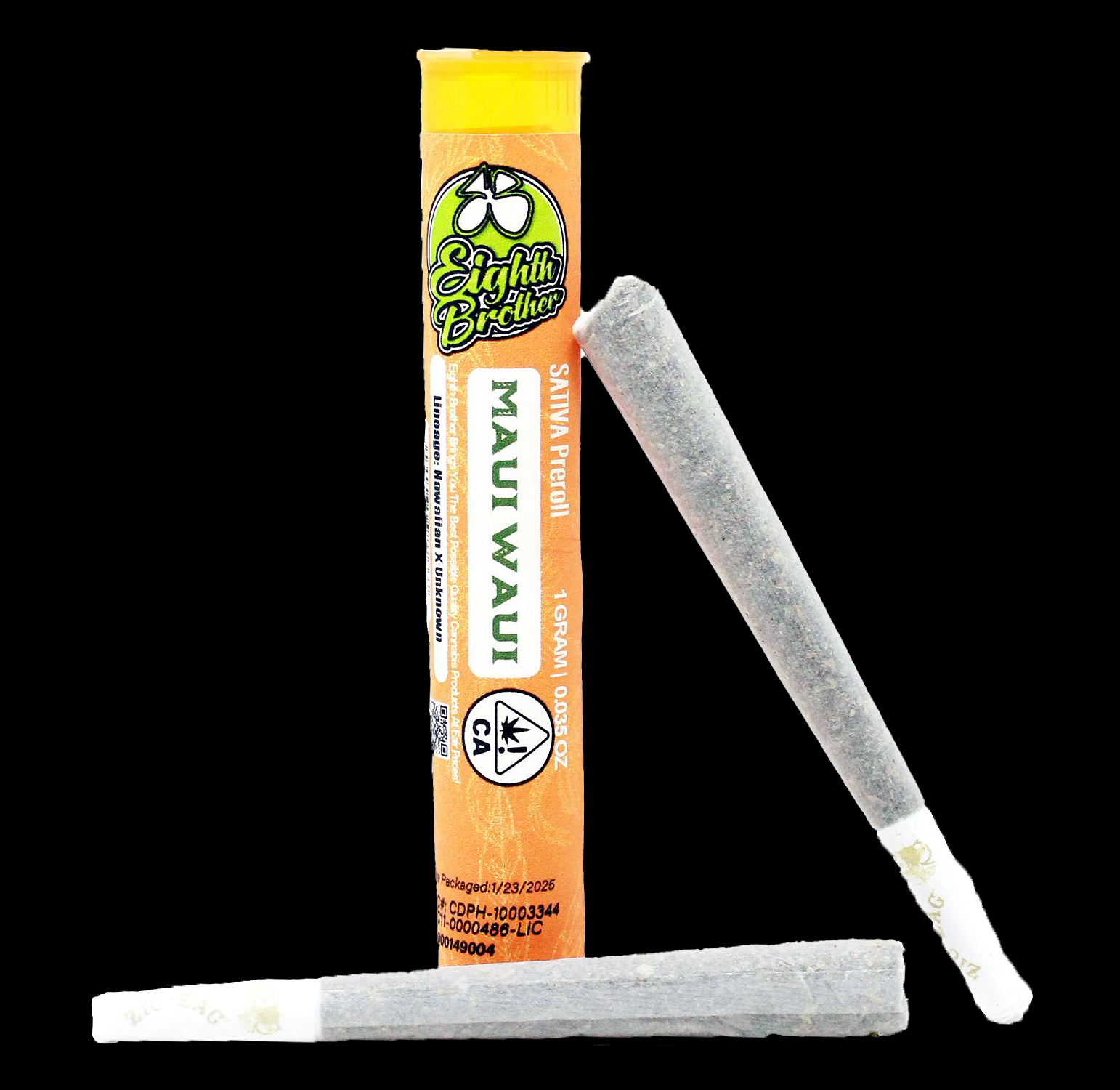 Eighth Brother - Maui Waui Preroll (1g) 1 Eighth Brother - Maui Waui Preroll (1g)