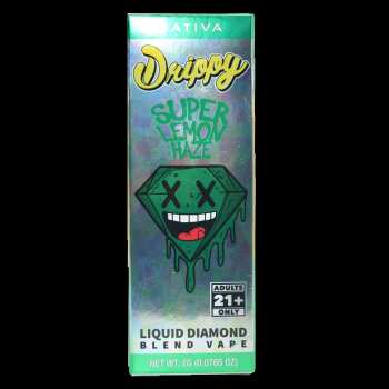 Drippy Liquid Diamonds Blend 2G Vape - (Super Lemon Haze)