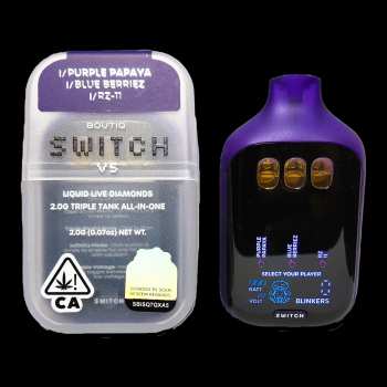 BOUTIQ Switch Triple Tank 2G - Purple Papaya x Blue Berriez x RZ-11