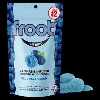 Froot - Blue Razz Dream Gummies (100mg)