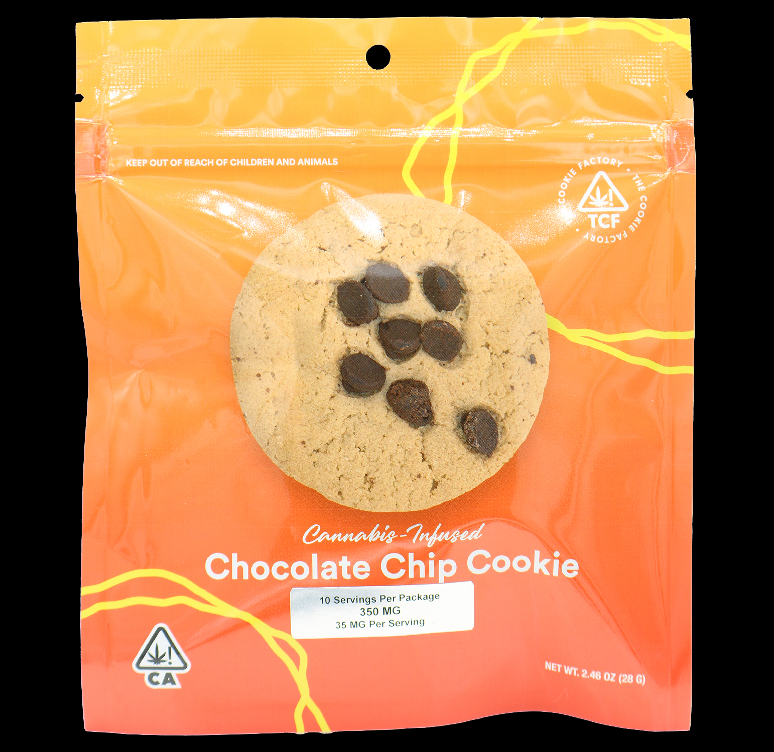 Chocolate Chip Cookie (350mg.) 1 Chocolate Chip Cookie (350mg.)