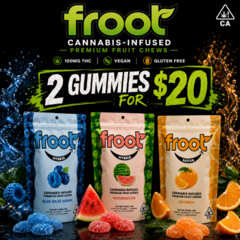 Froot Gummies (100mg.) - 2 for $20