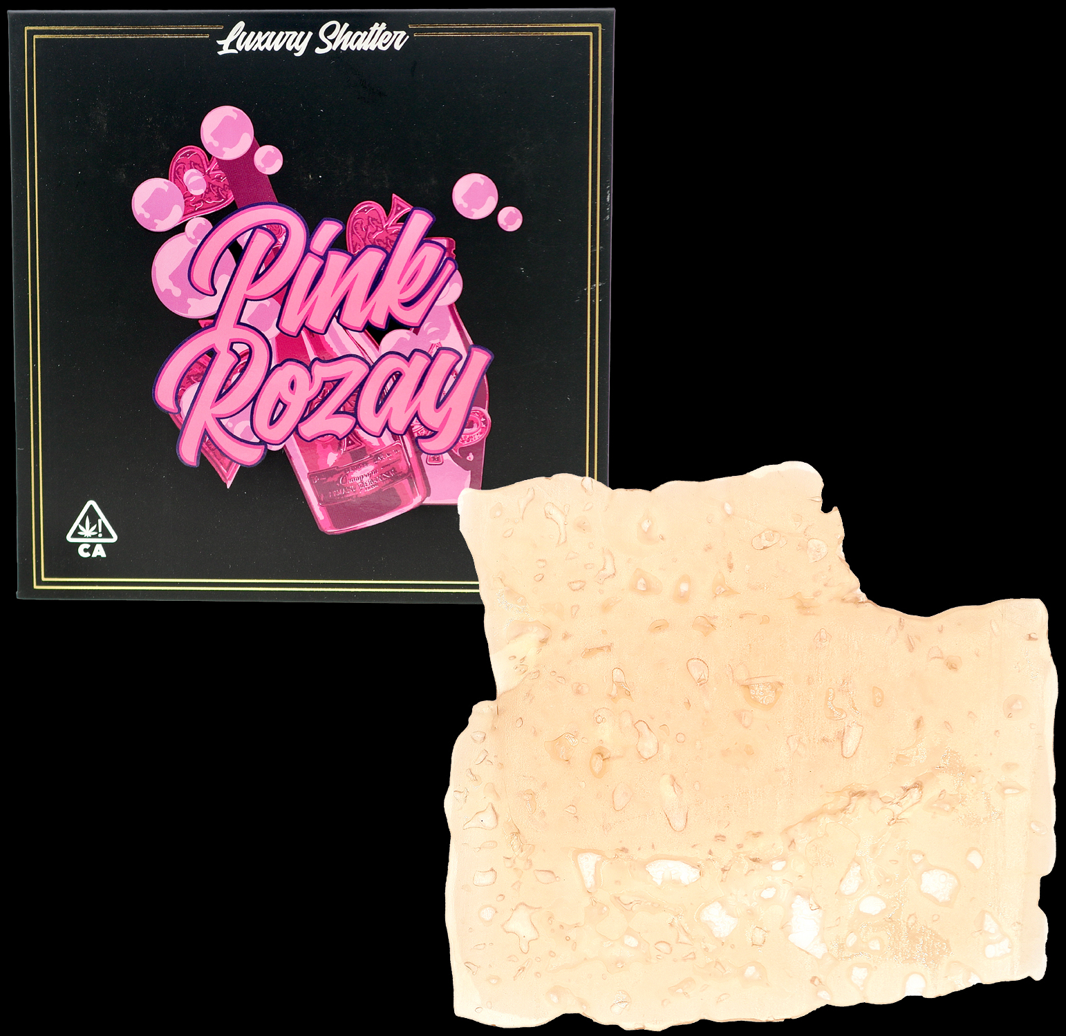 Goldiez Shatter - Pink Rozay (0.5 Oz.) 1 Goldiez Shatter - Pink Rozay (0.5 Oz.)