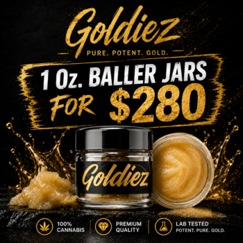 Goldiez Badders - 1 Oz. Baller Jars for $280