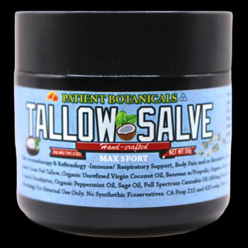 Patient Botanicals - Max Sport Tallow Salve, 360mg. (THC/CBD) 5 Patient Botanicals - Max Sport Tallow Salve, 360mg. (THC/CBD) 2