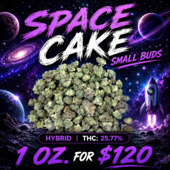 Space Cake Small Buds - ($120 Oz. Deal) 3 Space Cake Small Buds - ($120 Oz. Deal) 1