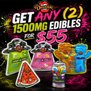 Devour 1500MG Edibles - 2 for $55