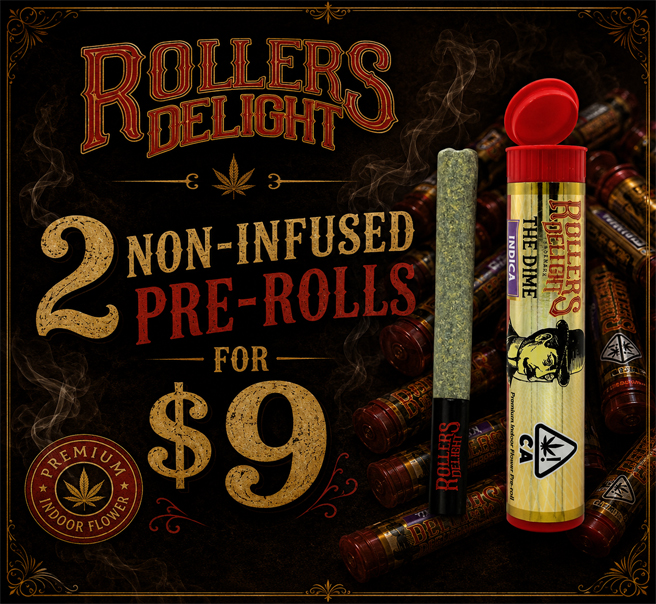 Roller's Delight The Dime 1G PreRolls - 2 for $9 1 Roller's Delight The Dime 1G PreRolls - 2 for $9