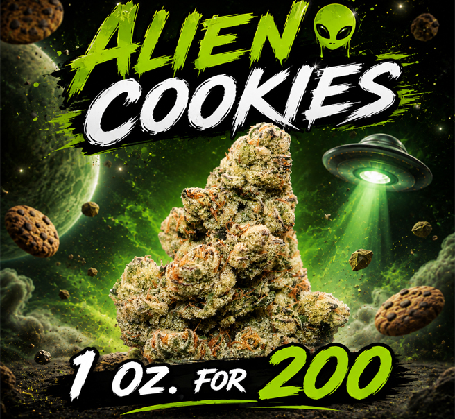 Alien Cookies - 1 Oz. for $200 1 Alien Cookies - 1 Oz. for $200