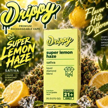 Drippy 2G Liquid Diamonds – Super Lemon Haze (Sativa)
