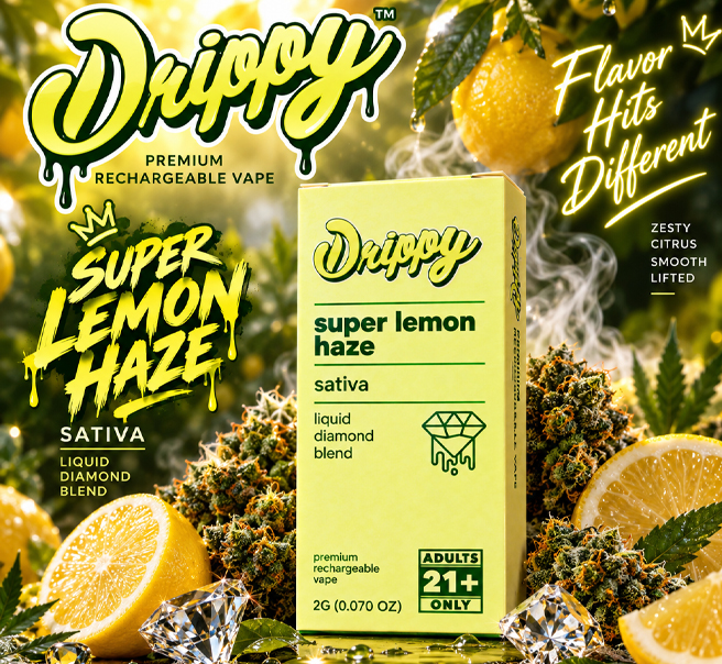 Drippy 2G Liquid Diamonds – Super Lemon Haze (Sativa) 1 Drippy 2G Liquid Diamonds – Super Lemon Haze (Sativa)