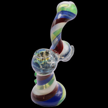 7" Multi-Color Sherlock Glass Bubbler 5 7" Multi-Color Sherlock Glass Bubbler - Image 3