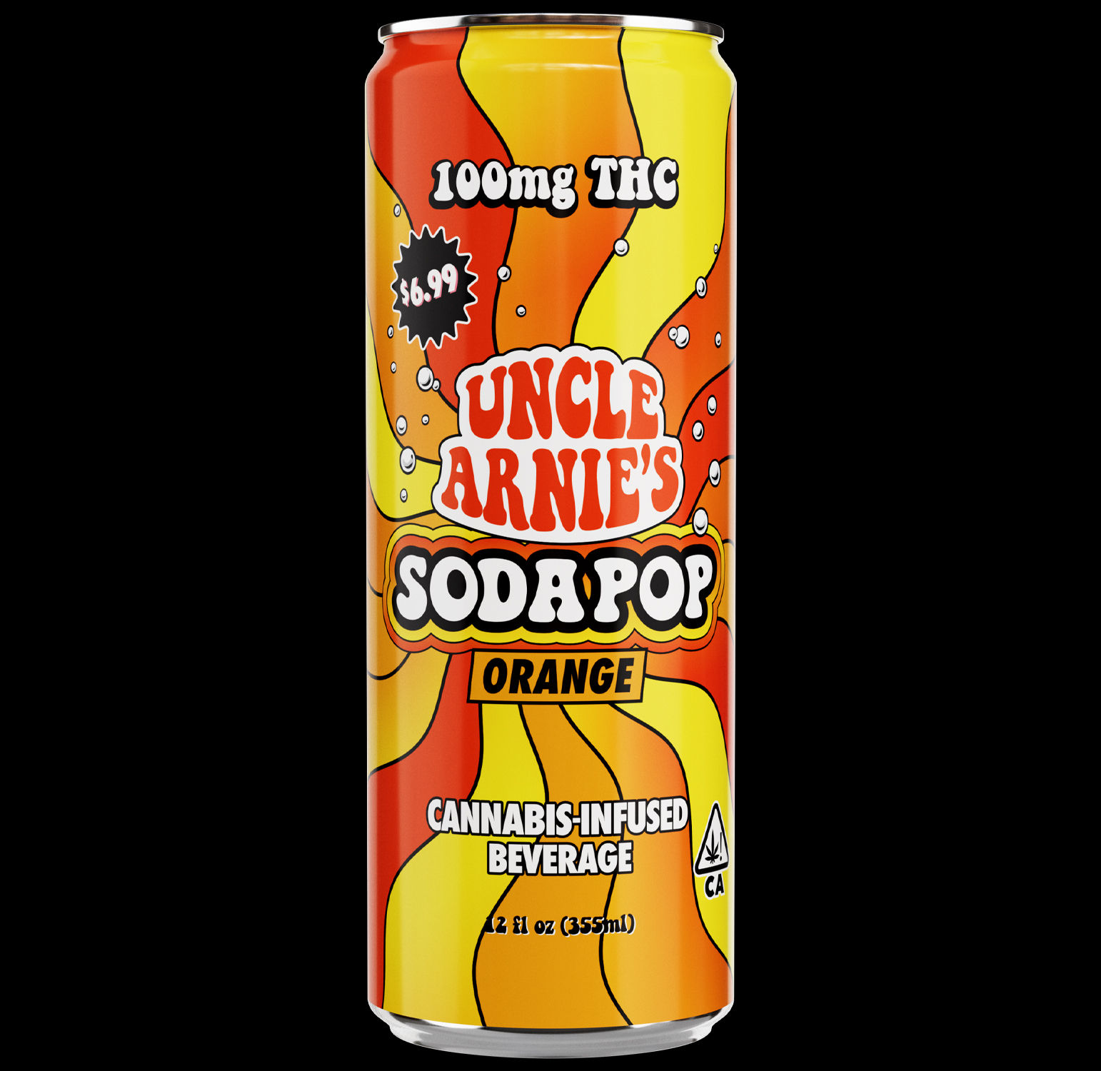 Uncle Arnie's - Orange Soda Pop | Carbonated | 100mg | 12oz 1 Uncle Arnie's - Orange Soda Pop | Carbonated | 100mg | 12oz